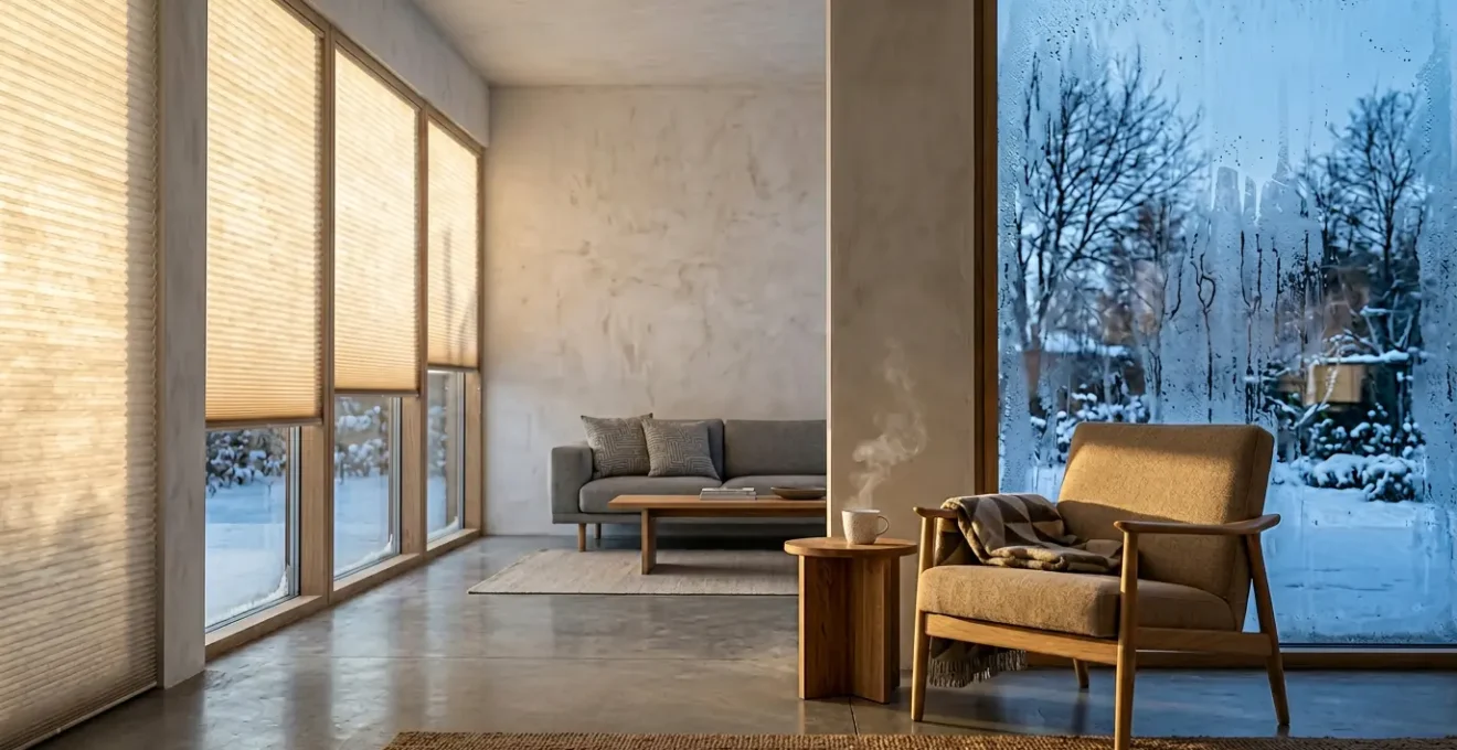 Confronto tra tessuto termico a nido d'ape e doppio vetro datato per isolamento domestico